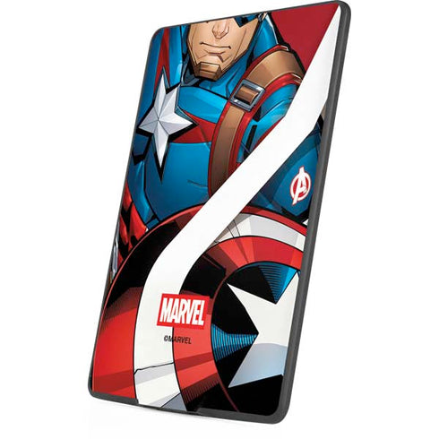 Marvel Captain America Action Pose Amazon Kindle Skin